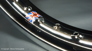 Motorrad Chromfelge Chromfelge für Motorrad Speichenräder.
