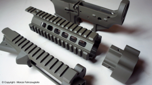 AR15 Upper, Lower und Handguard beschichten