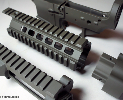 AR15 Upper, Lower und Handguard beschichten