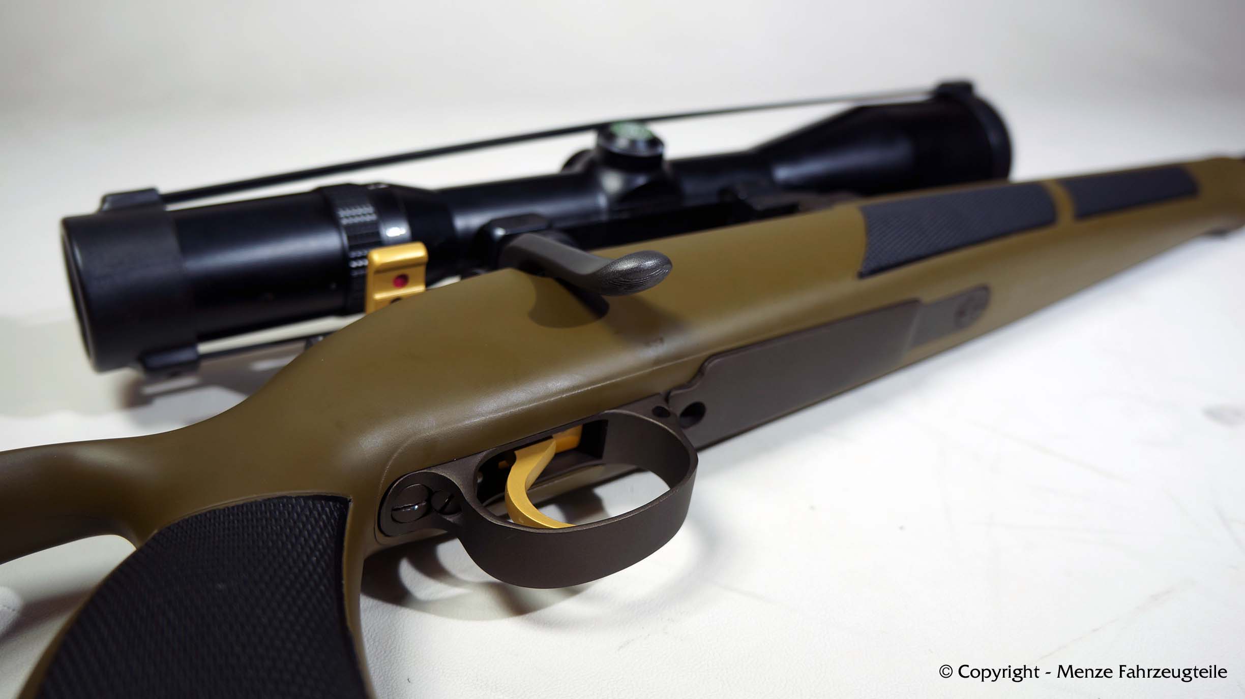 Waffenbeschichtung eines Mauser K98 in Burnt Bronze