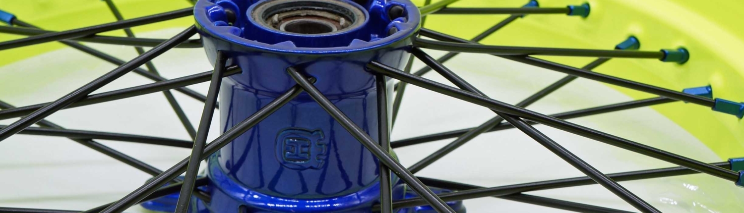 Husqvarna Speichenfelge pulverbeschichten
