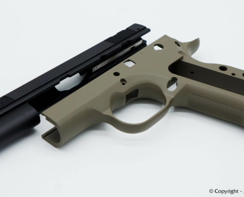 Cerakote Waffenbeschichtung an CZ Pistole
