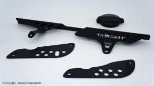 Triumph Tamarit Teile Triumph Scrambler Teile von Tamarit in schwarz matt