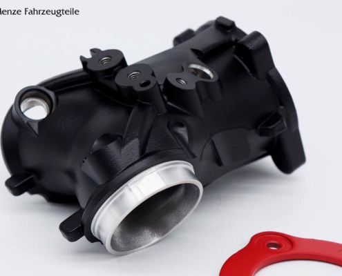 HD Veredelung Ansaugstutzen schwarz Harley Davidson Veredelung, Ansaugstutzen mit Cerakote Lackierung in schwarz.