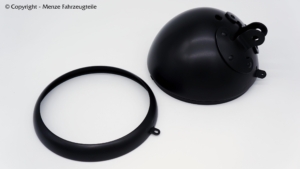 HD Veredelung Lampenschirm schwarz Harley Davidson Veredelung, Lampenschirm und Lampenring in schwarz matt.