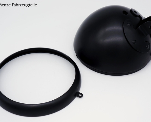 HD Veredelung Lampenschirm schwarz Harley Davidson Veredelung, Lampenschirm und Lampenring in schwarz matt.
