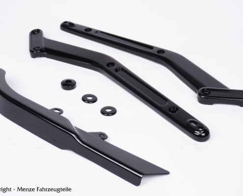 HD Veredelung Fender Struts schwarz glänzend Harley Davidson Veredelung, Fender Struts und Riemenschutz in schwarz glänzend.