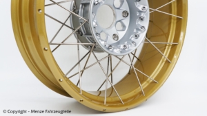 BMW GS Speichenrad Gold Metallic BMW GS Speichenrad KE-Gold Metallic Pulverbeschichten.